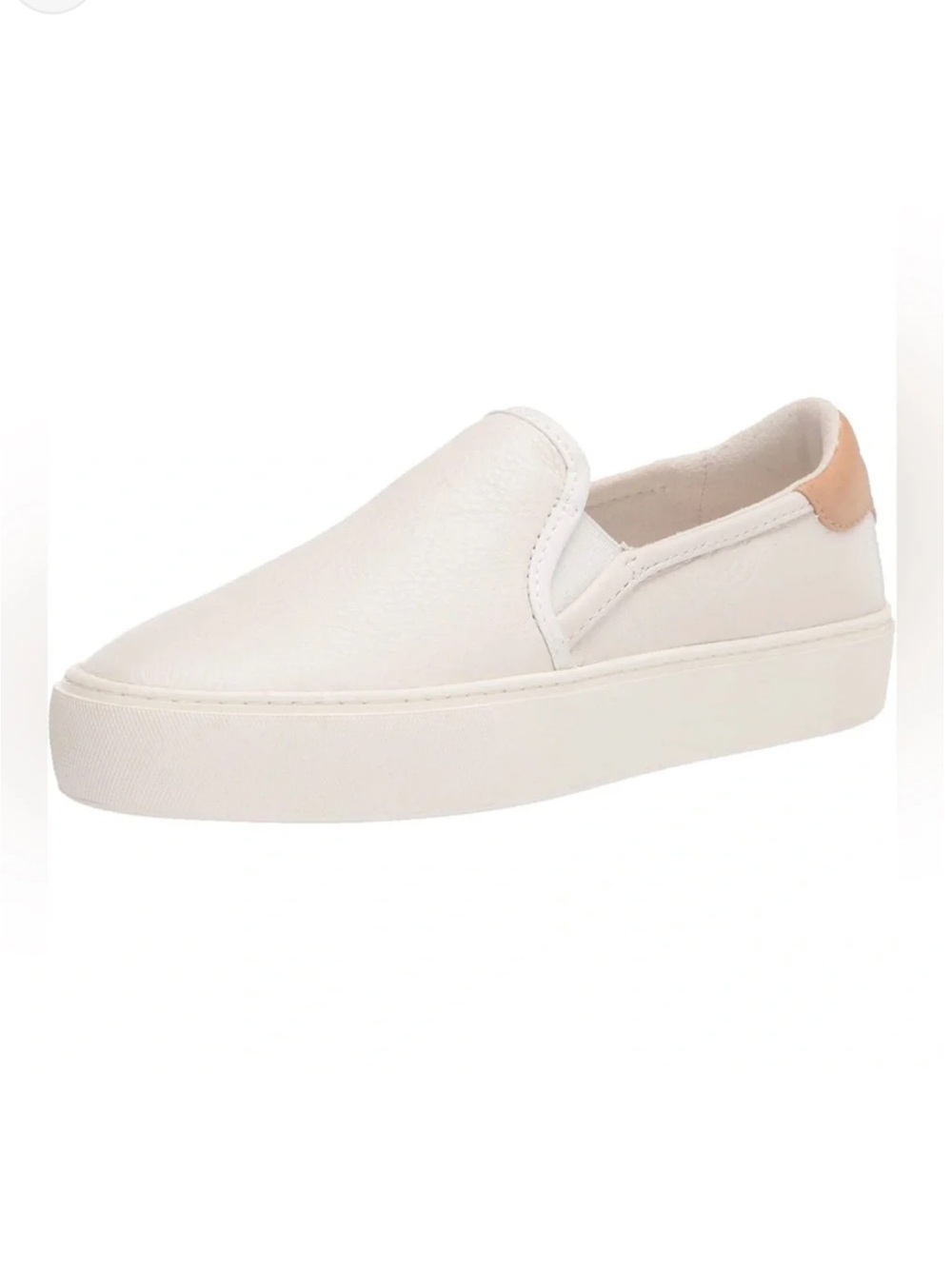 Ugg Women’s Casual White Cahlvan Leather Slip On Sneaker Size 9